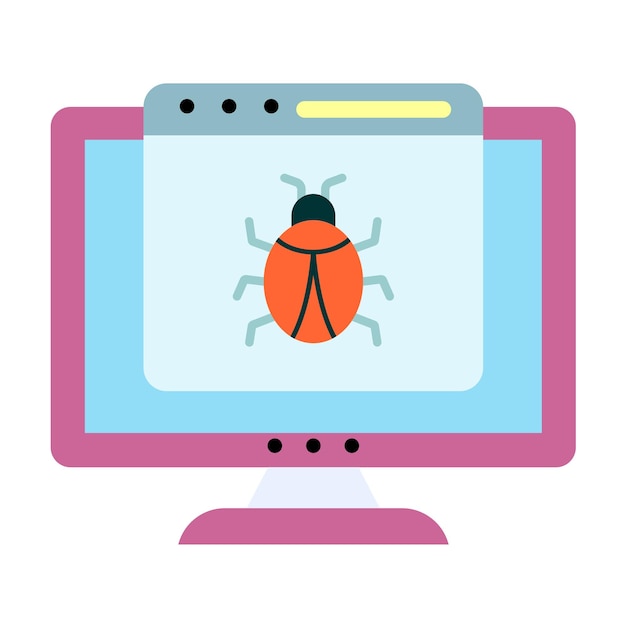 Computer Bug Icon Style