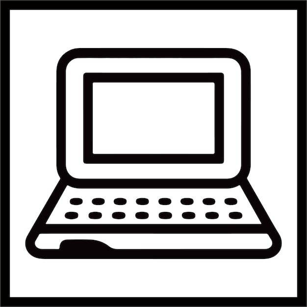 computer equipment silhouette image