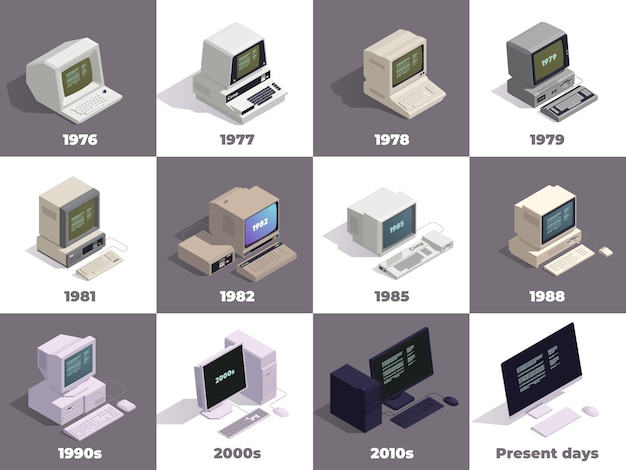 Computer evolution through time
