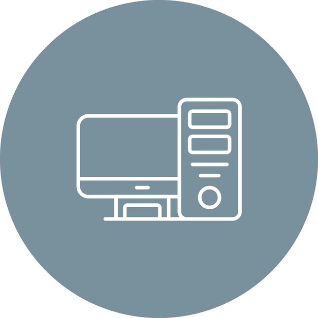 computer icon vector image can be used for web store
