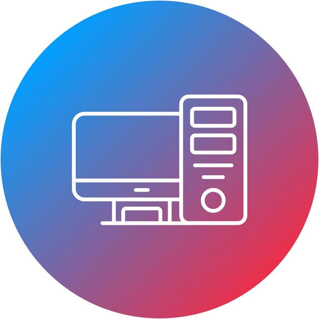 computer icon vector image can be used for web store