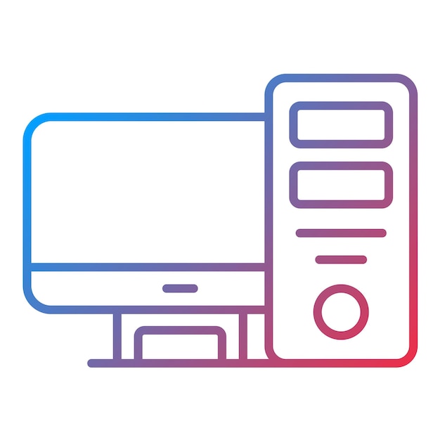 computer icon vector image can be used for web store