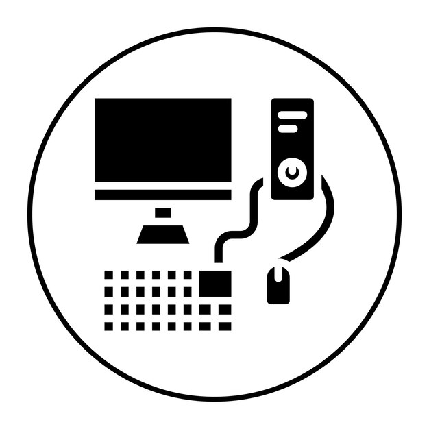 computer icon vector image can be used for web store