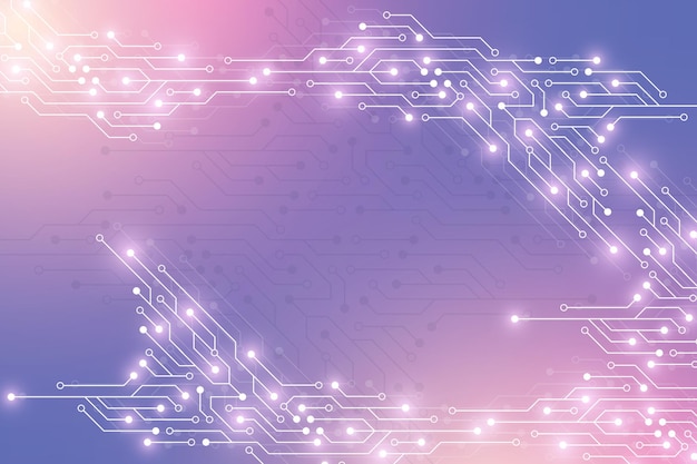 computer motherboard vector background with circuit board electronic elements electronic texture for...