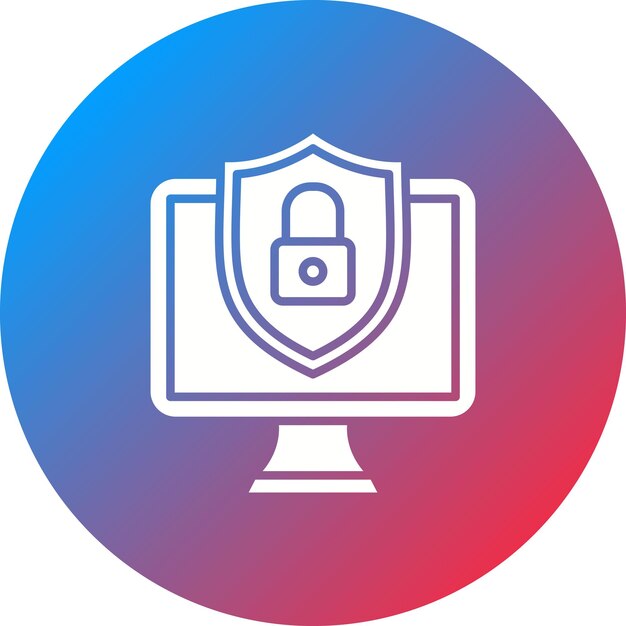 Computer Security icon vector image Can be used for Protection and Security
