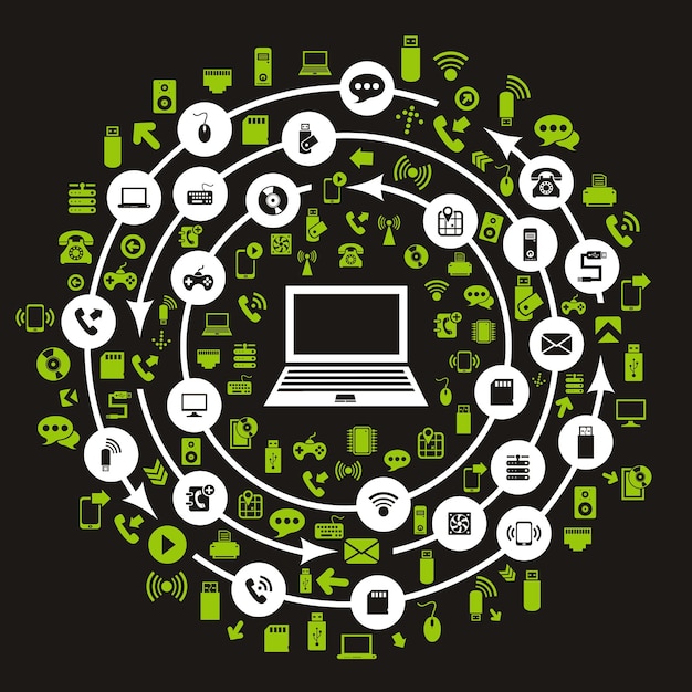 Computer technics circulation