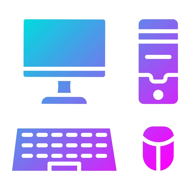 computer vector icon can be used for business and finance iconset