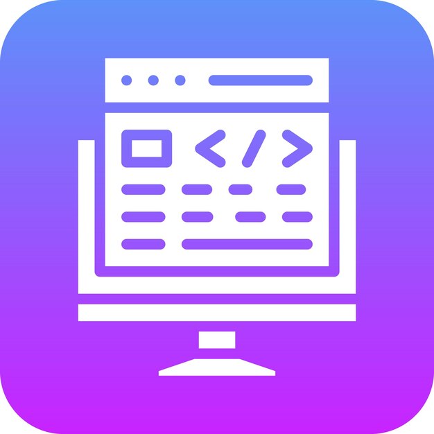 computer website vector icon illustration of web hosting iconset