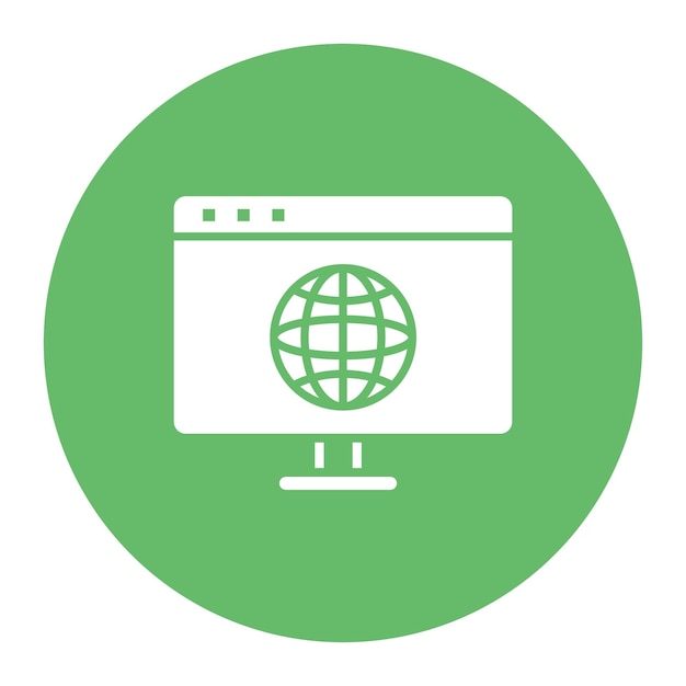 computer website vector illustration