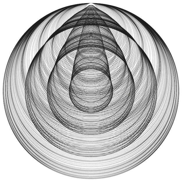 concentric circles design geometric circular lines abstract artistic element