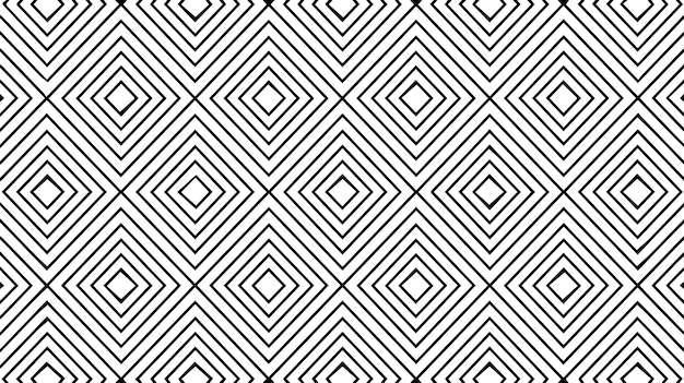 concentric diamonds geometric seamless pattern on white background
