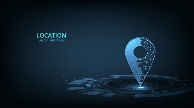 Concept of Gps technology background