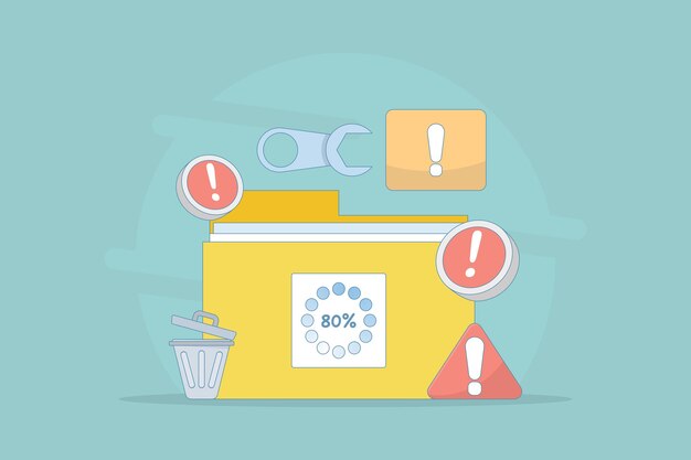Concept of hdd repair or data recovery process or data backup storage or hardware repair services
