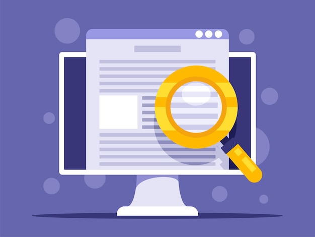 concept of search engine optimization search engine ranking seo vector graphics