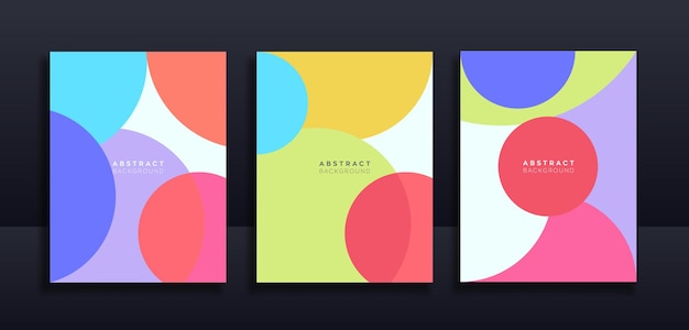 Conceptual cover page with colorful particle wave on dark background