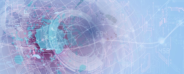 Conceptual technology illustration of artificial intelligence