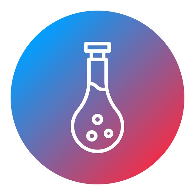 Conical Flask icon vector image Can be used for Science