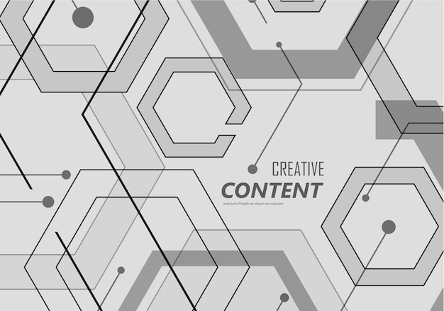 Connect geometry and technology communication background