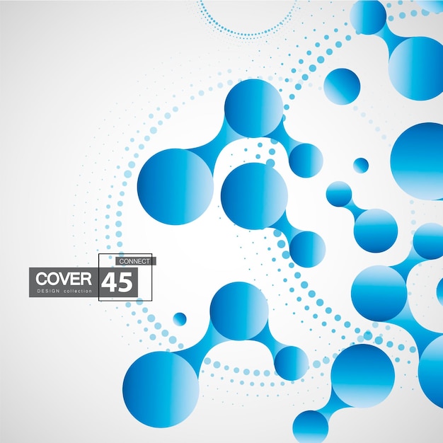 Connect network dot background line vector tech abstract technology Digital node data plexus pattern