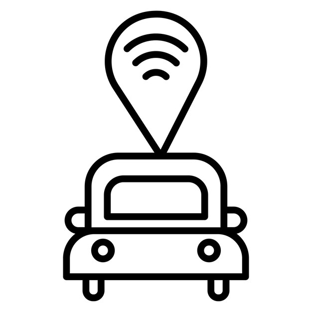 Connected Vehicle Icon