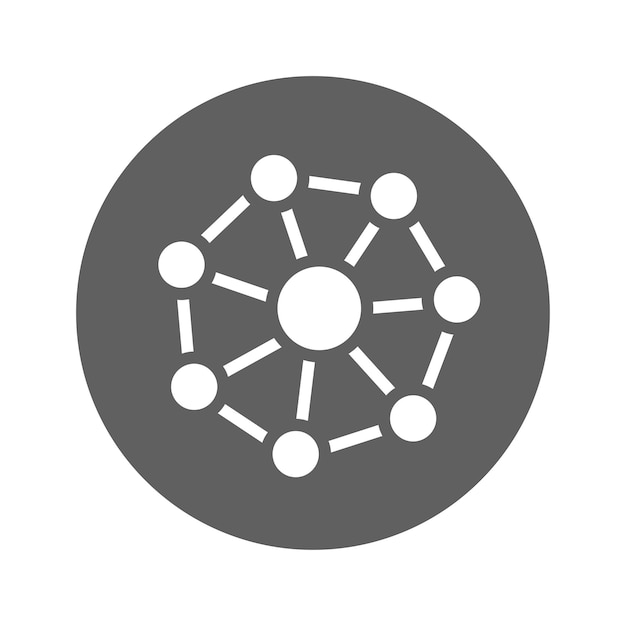 Connection networking icon