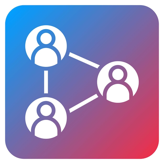Connections icon vector image Can be used for Social Relationship