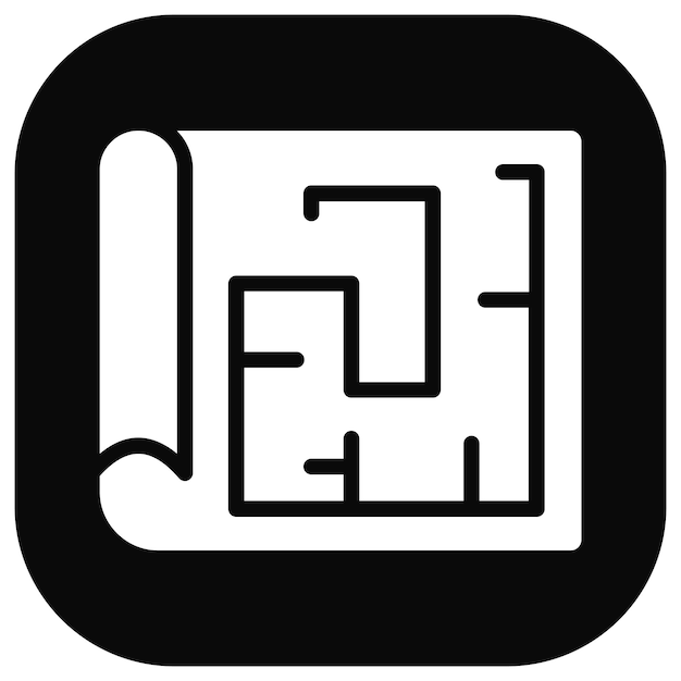 Construction Blueprint Vector Icons