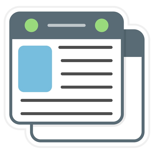 content icon vector image can be used for project management