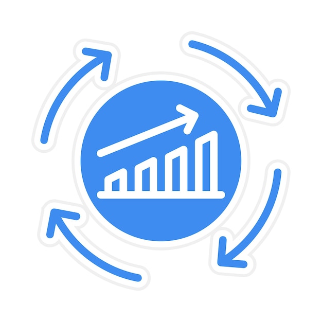 Continuous Improvement icon vector image Can be used for Core Values