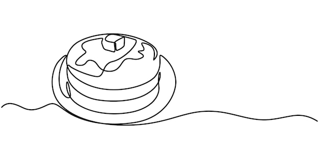 continuous line drawing 10 juli28eps red cherry biscuit cake vector one line continuous drawing