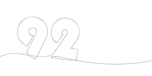 Continuous Line Number 92