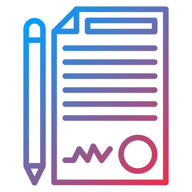contract icon vector image can be used for compilance and regulation