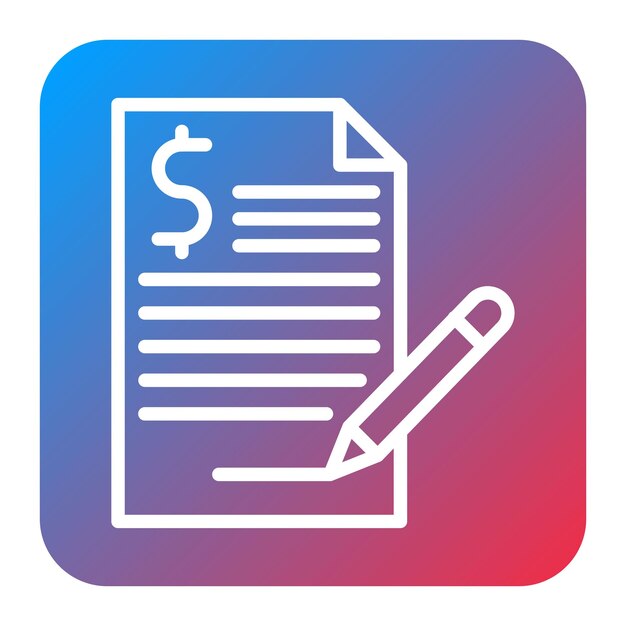 Contract icon vector image Can be used for Hiring Process