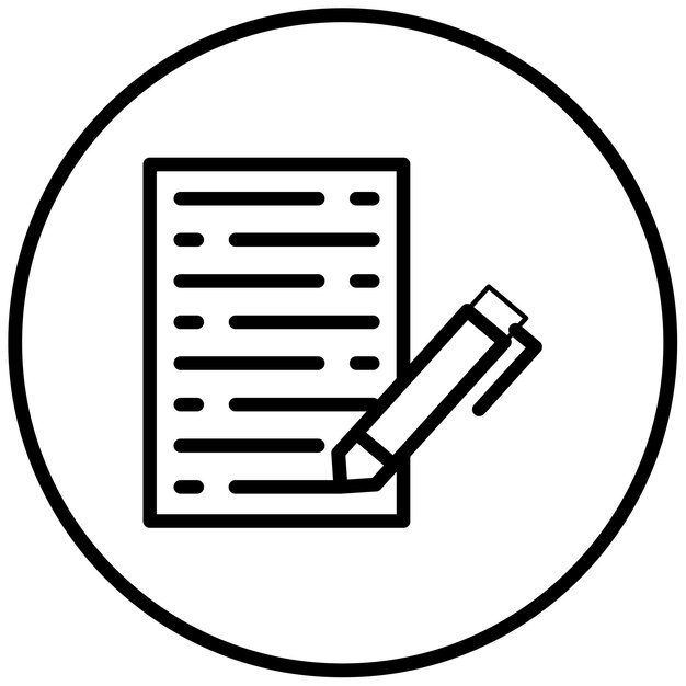 Contract Vector Illustration