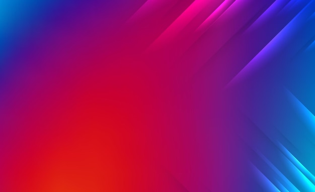 Contrast Red and Blue Vector Gradient Background
