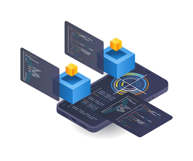 Control smartphone development with programming languages