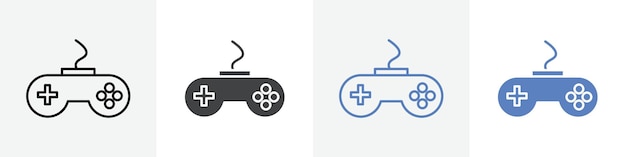 controller icon vector set use for web ui or app