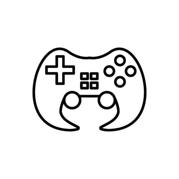 controller stick game game pad icon vector design templates