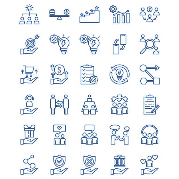 Cooperative in Color Style Icon