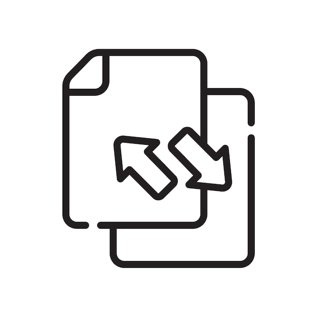 copy icon design vector template