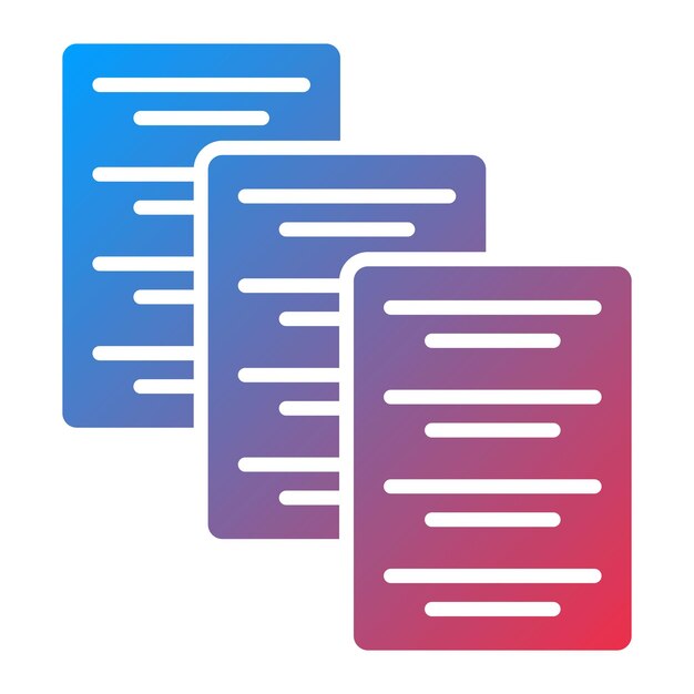 Copy icon vector image Can be used for User Experience