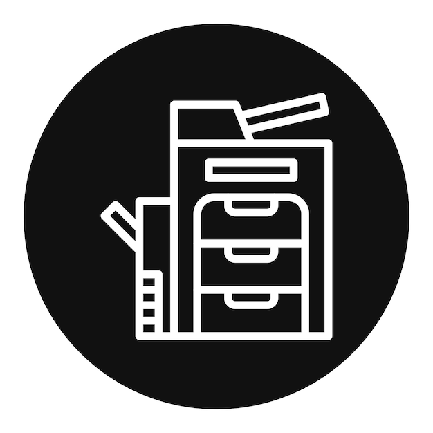 Copy Machine icon vector image Can be used for Printing