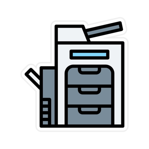 Copy Machine icon vector image Can be used for Printing