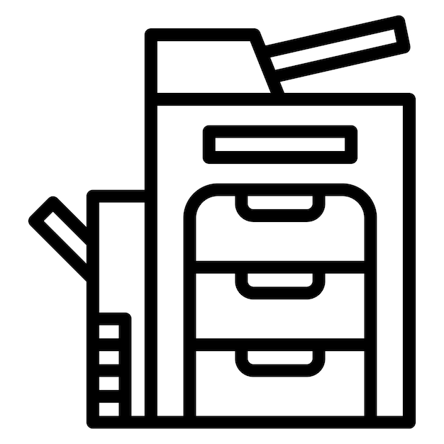Copy Machine icon vector image Can be used for Printing