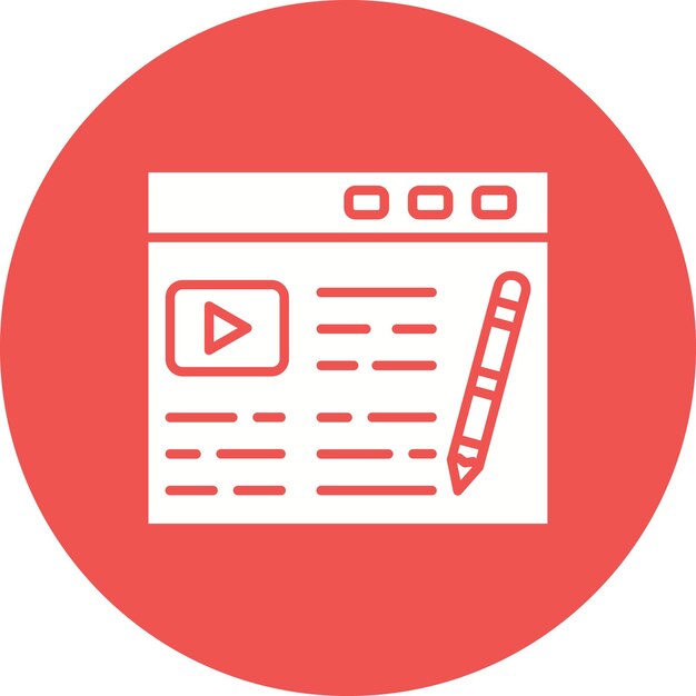 Copywriting icon vector image Can be used for SEO and SEM