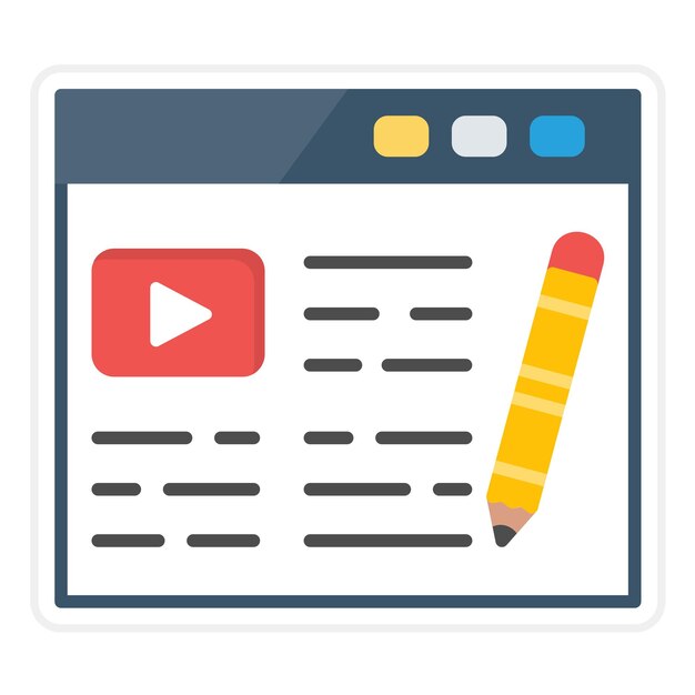 Copywriting icon vector image Can be used for SEO and SEM