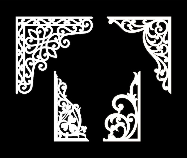 Corner Pattern For Cnc Laser Cutting