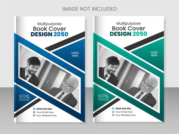 Corporate and professional book cover template design