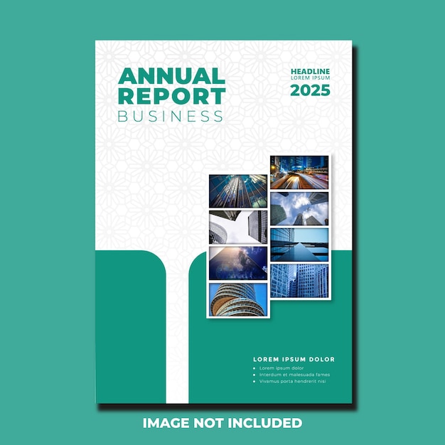Corporate business annual report template