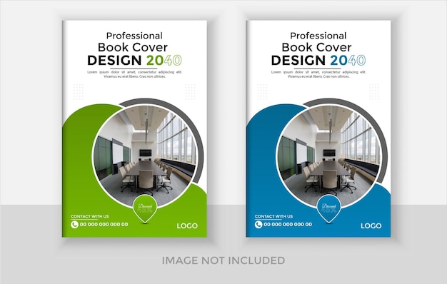 Corporate business brochure book cover design template